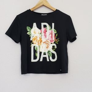 Adidas floral essential tshirt